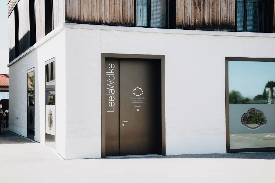 Tür der Kita LeelaWolke Altnau
